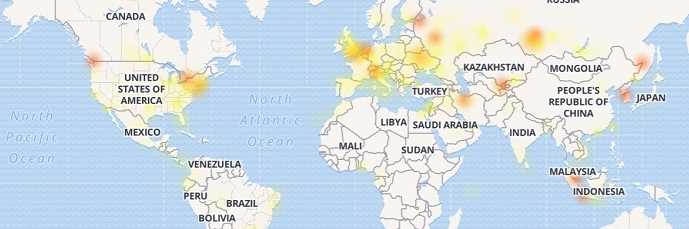 جزئیات قطعی گسترده تلگرام در ایران و اروپا و آمریکا